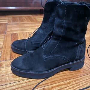 Black Suede Women's Boots